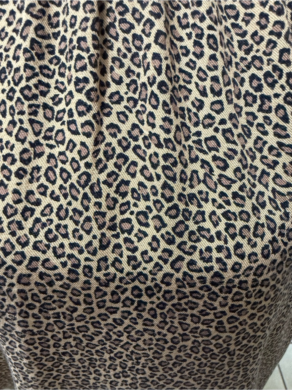 Amazon Essentials Leopard Print Top in Tan and Black - Picture 3 of 6